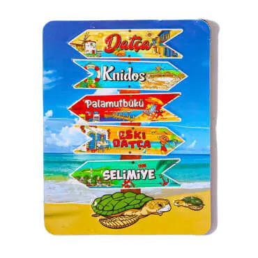 Datça Temalı Kabartma Pvc Magnet 70*90 Mm - 6