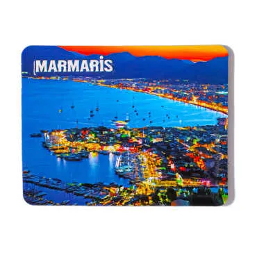 Marmaris Temalı Kabartma Pvc Magnet 70*90 Mm - 6