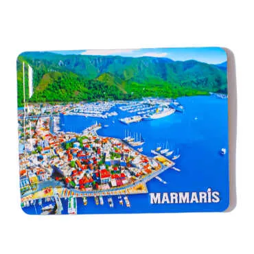 Marmaris Temalı Kabartma Pvc Magnet 70*90 Mm - 8