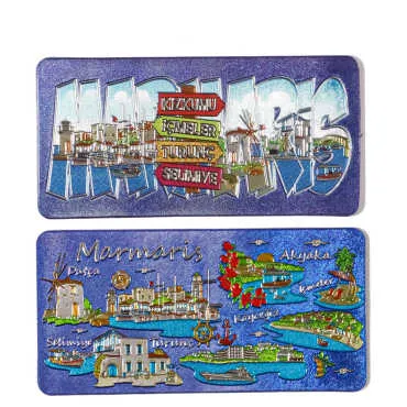 Marmaris Temalı Metalize Magnet 50*100 Mm  - 2