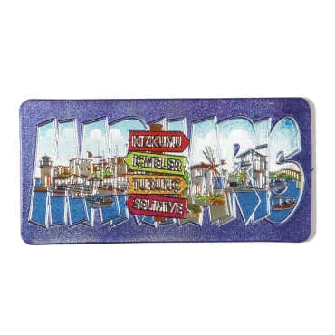 Marmaris Temalı Metalize Magnet 50*100 Mm  - 3