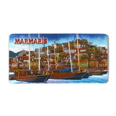 Marmaris Temalı Metalize Magnet 50*100 Mm  - 5