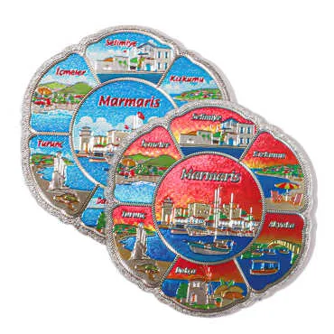 Marmaris Temalı Metalize Magnet 70Mm - 2