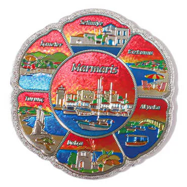 Marmaris Temalı Metalize Magnet 70Mm - 3