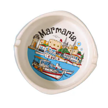Marmaris Temalı Yöresel Büyük Küllük 100*40 Mm - 5