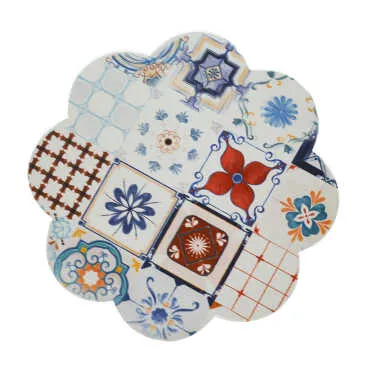 Mandala Temalı Uv Papatya Yöresel Bardakaltı 88 Mm - 8