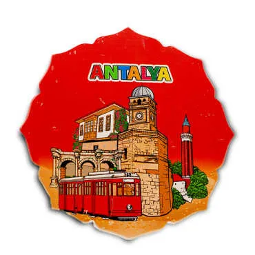 Antalya Themed UV Printed Star Shaped Traditional Trivet - 2