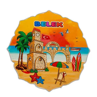 Belek Themed UV Printed Star Shaped Traditional Trivet