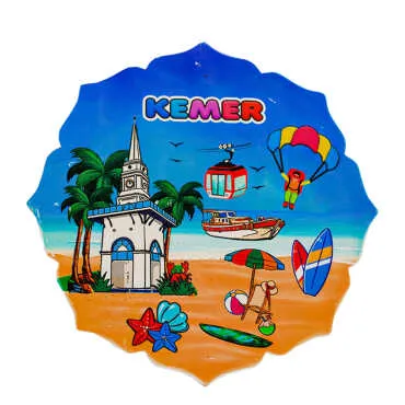Kemer Themed UV Printed Star Shaped Traditional Trivet