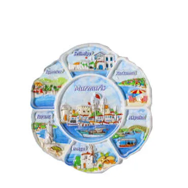 Marmaris Themed Polyester Printed Fridge Magnet - 3