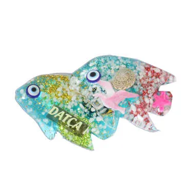 Datça Temalı Şeffaf Polyester Magnet - 4