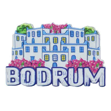 Bodrum Themed Myros Local Polyester Refrigerator Magnet - 7