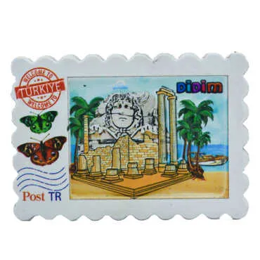 Didim Themed Myros Traditional Polyester Refrigerator Magnet - 5