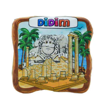 Didim Themed Myros Traditional Polyester Refrigerator Magnet