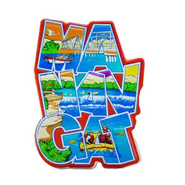 Manavgat Themed Myros Traditional Polyester Refrigerator Magnet - 2