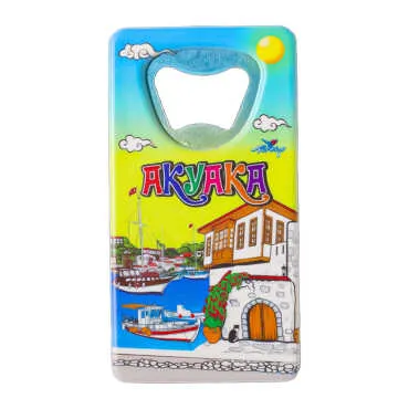 Akyaka Themed UV Printed Rectangle Bottle Opener - 3