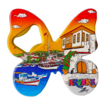 Akyaka Themed UV Printed Butterfly Bottle Opener - 3