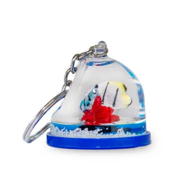 Wholesale Blue Liquid Acrylic Keychain - 2