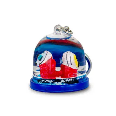 Wholesale Blue Liquid Acrylic Keychain - 5