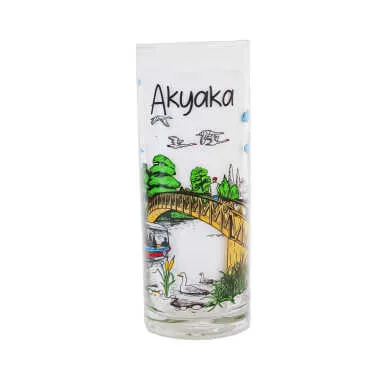 Akyaka Themed Myros Printed Rakı Glass
