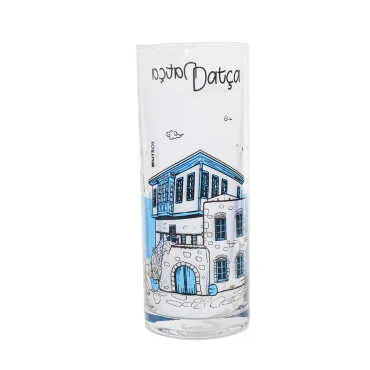 Datça Themed Myros Printed Rakı Glass