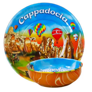 Cappadocia Themed Metal Bowl 95 mm