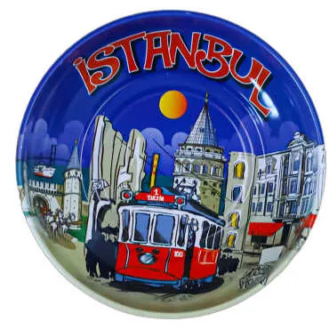İstanbul Themed Metal Bowl 75 mm - 8