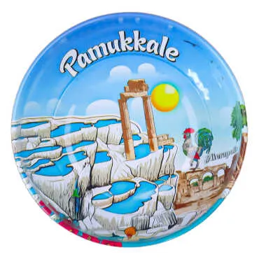 Pamukkale Themed Metal Bowl 75 mm - Standart - 2
