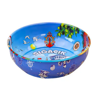 Sığacık Themed Metal Bowl 75 mm - Standart - 2