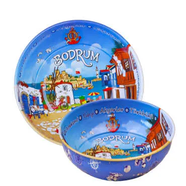 Bodrum Temalı Metal Kase 115 Mm
