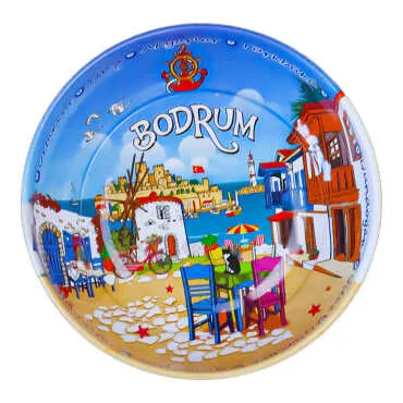 Bodrum Themed Metal Bowl 115 mm - Standart - 2