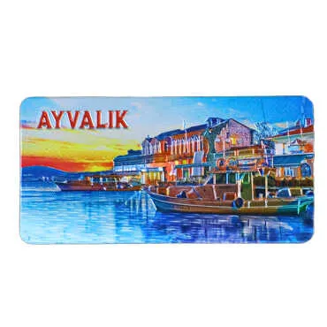 Ayvalık Temalı Metalize Magnet 50*100 Mm 