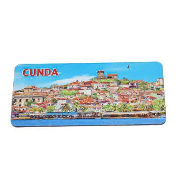 Cunda Themed Metallic Refrigerator Magnet 50x100 mm - Standart - 2