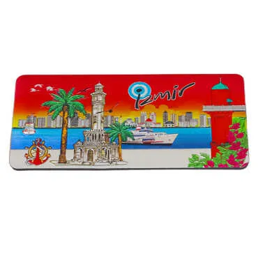 İzmir Temalı Metalize Magnet 50*100 Mm  - 9