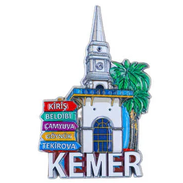 Colorful Kemer Themed Metal Refrigerator Magnet - 6