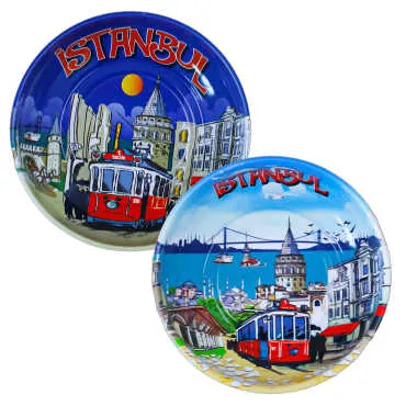 İstanbul Themed Metal Bowl 75 mm - 2
