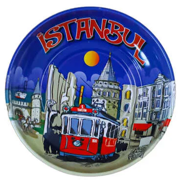 İstanbul Themed Metal Bowl 75 mm - 3