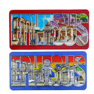 Efes Temalı Metalize Magnet 50*100 Mm  - 2