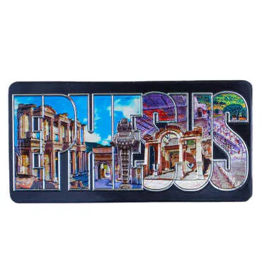 Efes Temalı Metalize Magnet 50*100 Mm  - 3
