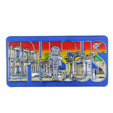 Efes Temalı Metalize Magnet 50*100 Mm  - 7