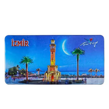 İzmir Temalı Metalize Magnet 50*100 Mm  - 6