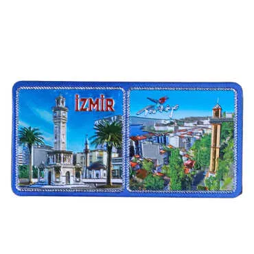 İzmir Temalı Metalize Magnet 50*100 Mm  - 7