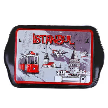 Istanbul Themed Mini Tray Double Sided Print