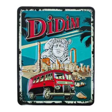 Didim Themed Embossed PVC Refrigerator Magnet 70x90 mm