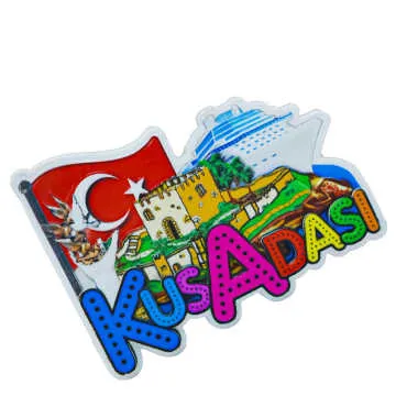 Kuşadası Temalı Myros Yöresel Polyester Magnet - 2