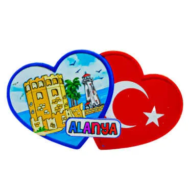 Alanya Themed Myros Local Polyester Refrigerator Magnet - 19