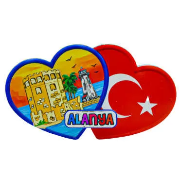 Alanya Themed Myros Local Polyester Refrigerator Magnet - 18
