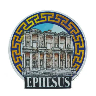 Efes Themed Myros Traditional Polyester Refrigerator Magnet - 21