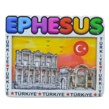 Efes Themed Myros Traditional Polyester Refrigerator Magnet - 19