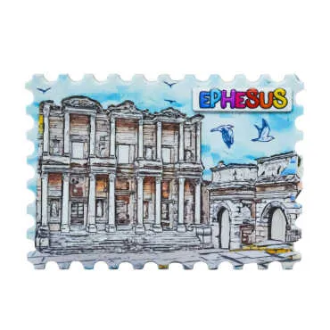 Efes Themed Myros Traditional Polyester Refrigerator Magnet - 15